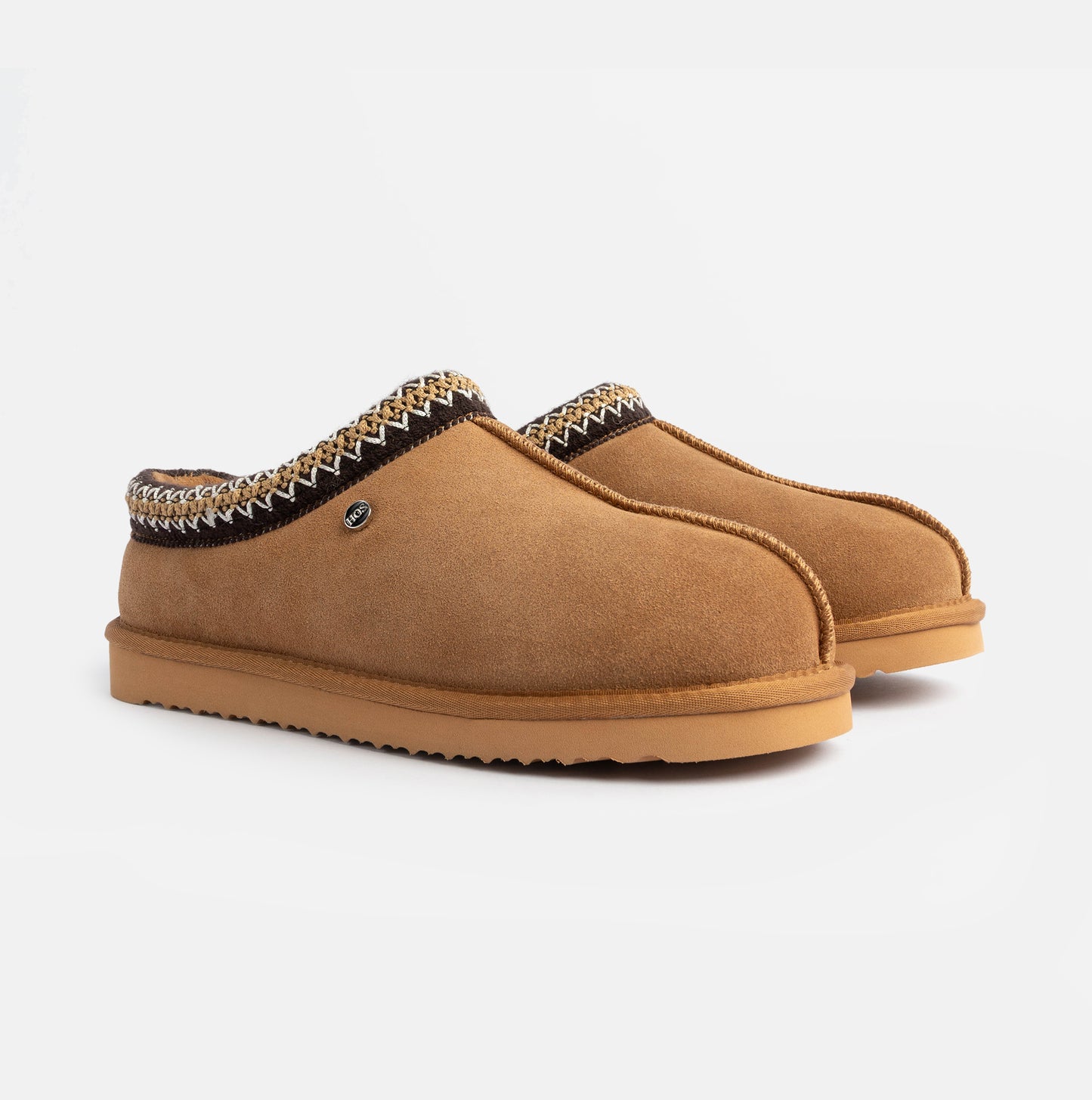 HOS Sheepskin BELLA Womens Full Slippers Chestnut