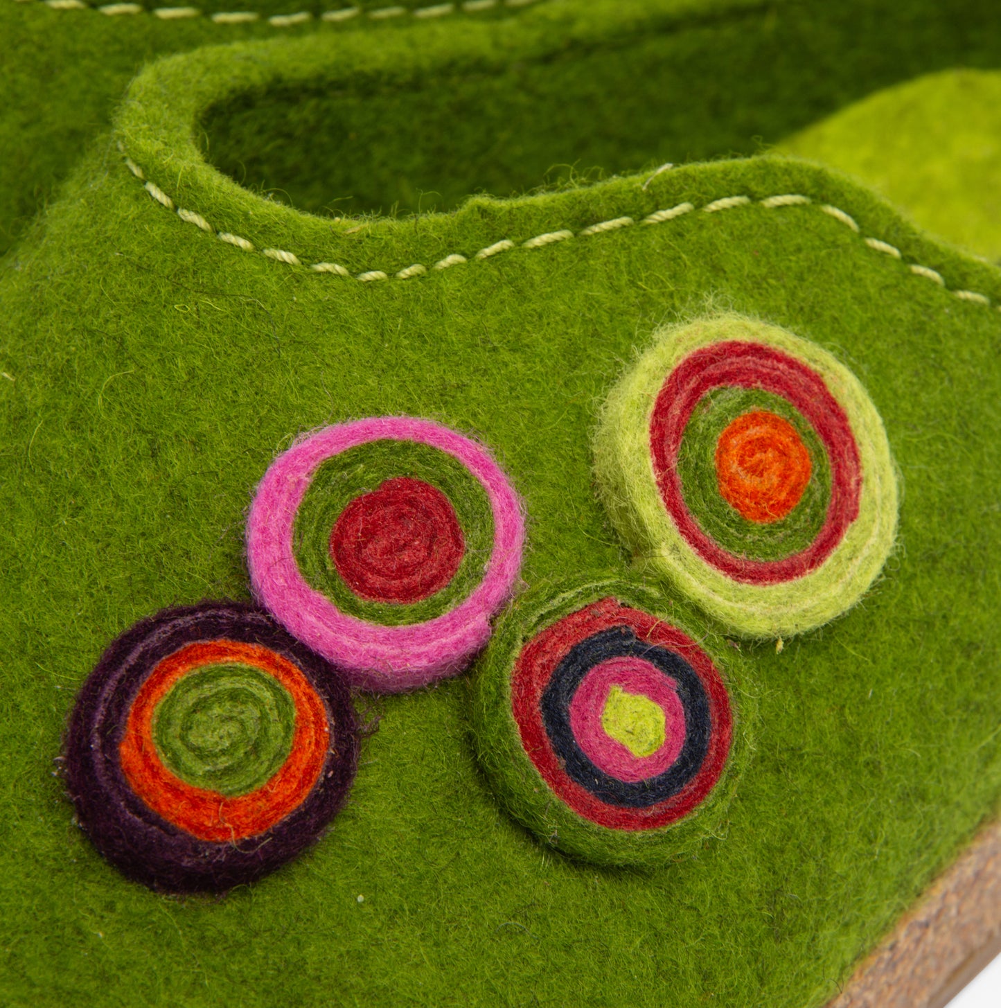 Haflinger KANON Womens Slippers Green