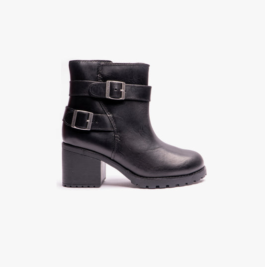 Harley Davidson LALANNE DBL STRAP CE Womens Short Boots Black