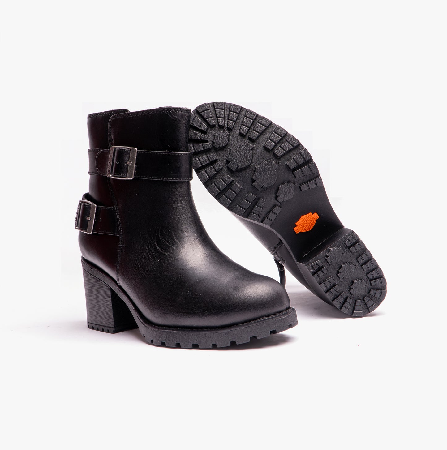 Harley Davidson LALANNE DBL STRAP CE Womens Short Boots Black
