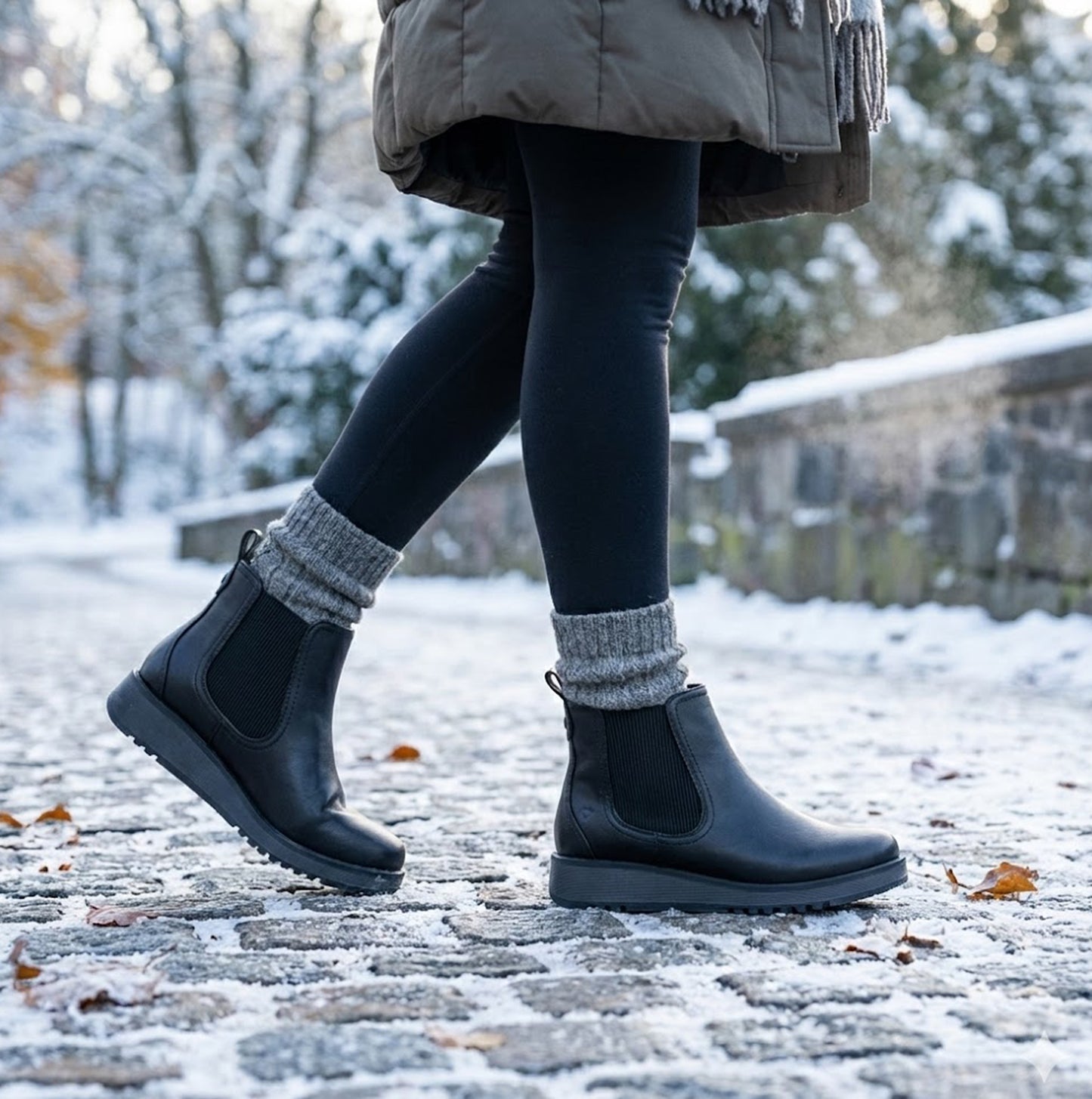 Heavenly Feet NEW ROLO2 Womens Ankle Boots Black