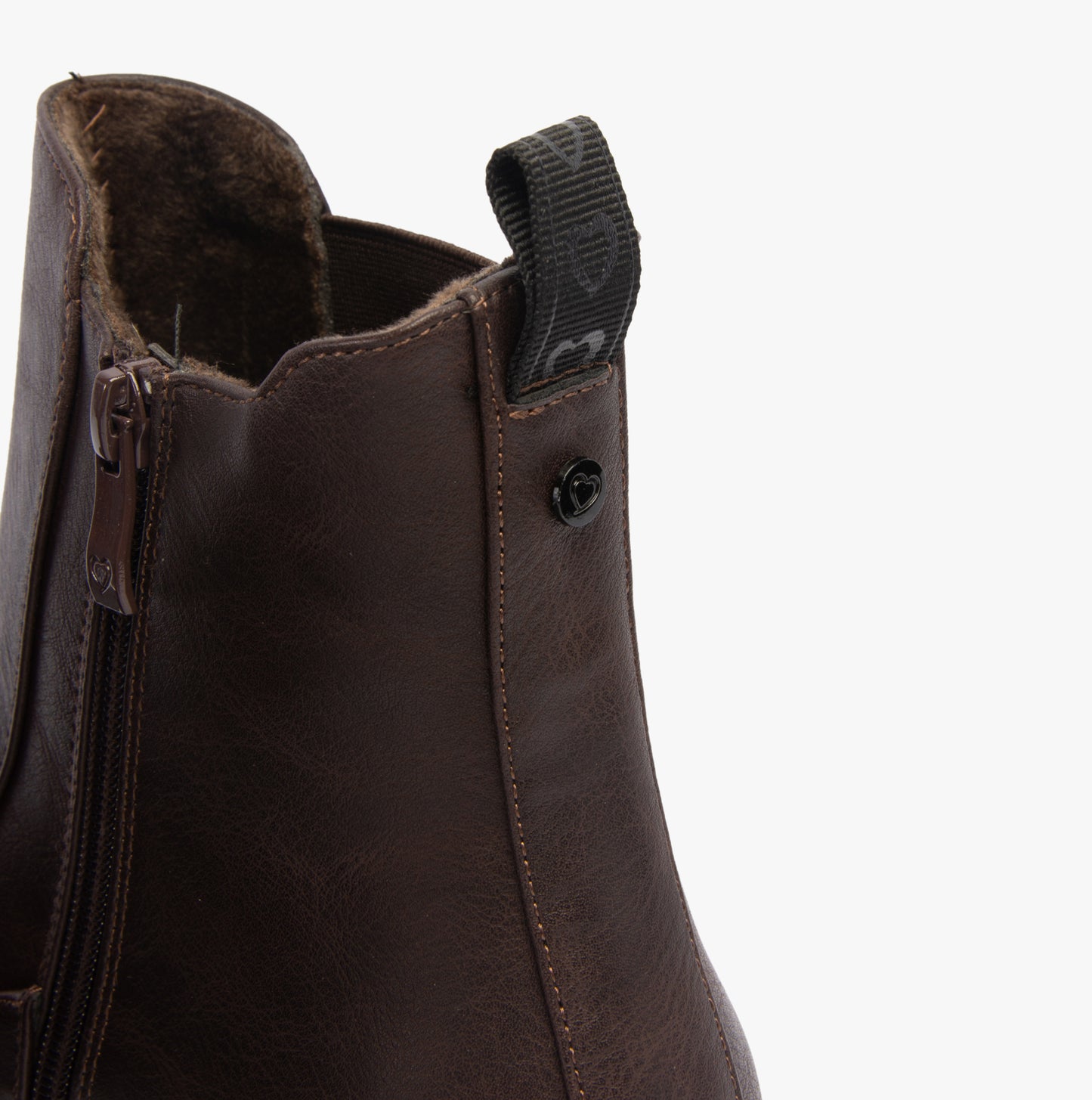 Heavenly Feet REMY Womens Chelsea Boots Chocolate