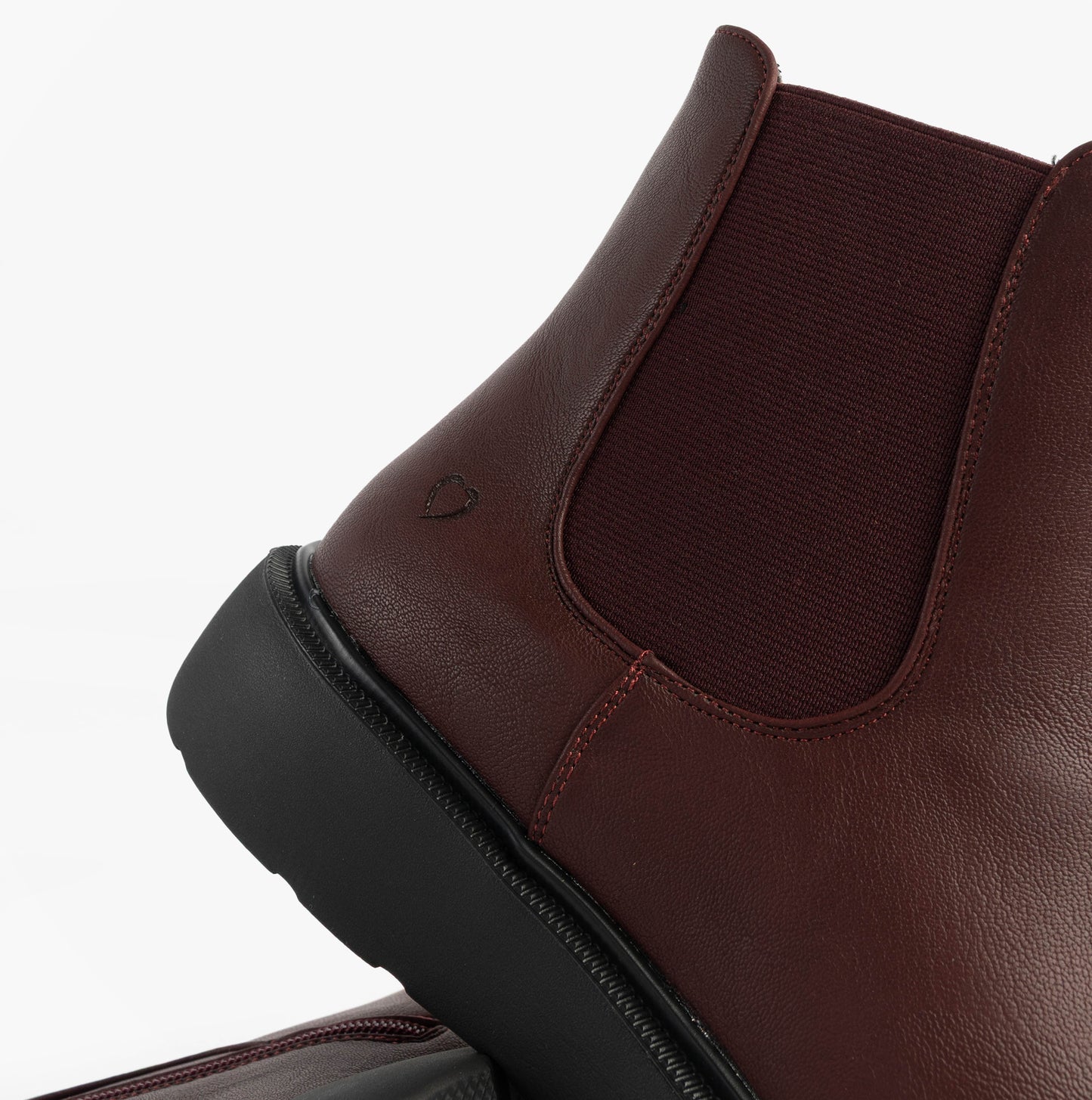 Heavenly Feet AZALEA Womens Chelsea Boots Burgundy