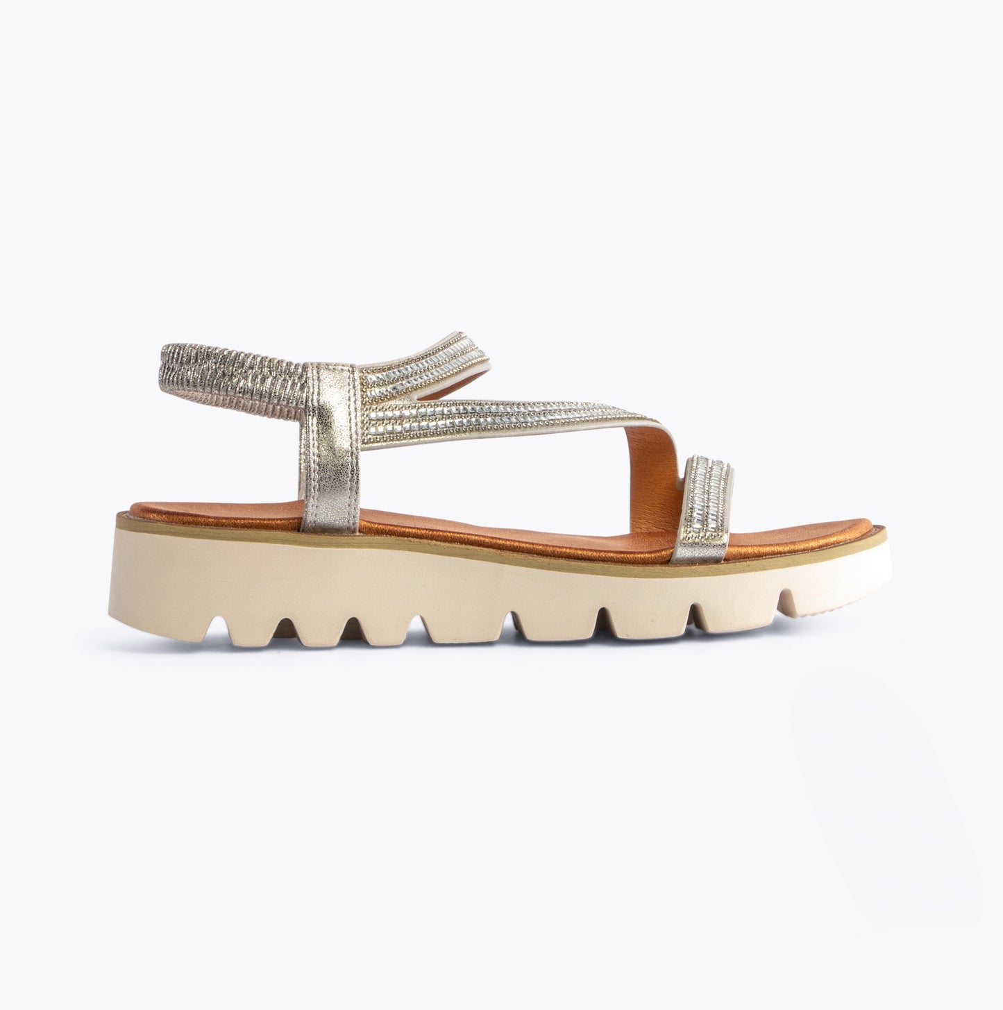 Heavenly Feet FRESCO Womens Slingback Silver