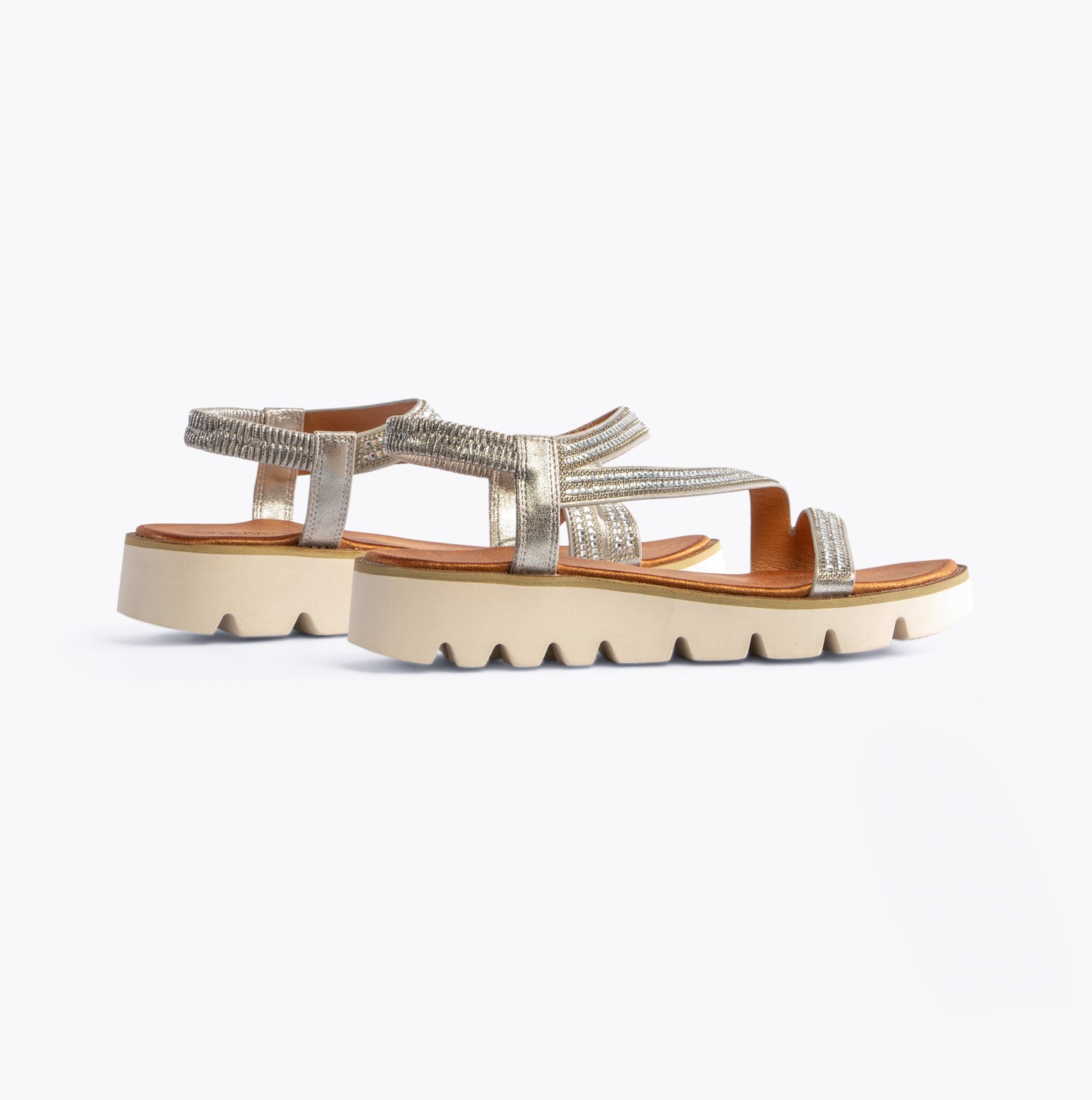 Heavenly Feet FRESCO Womens Slingback Silver