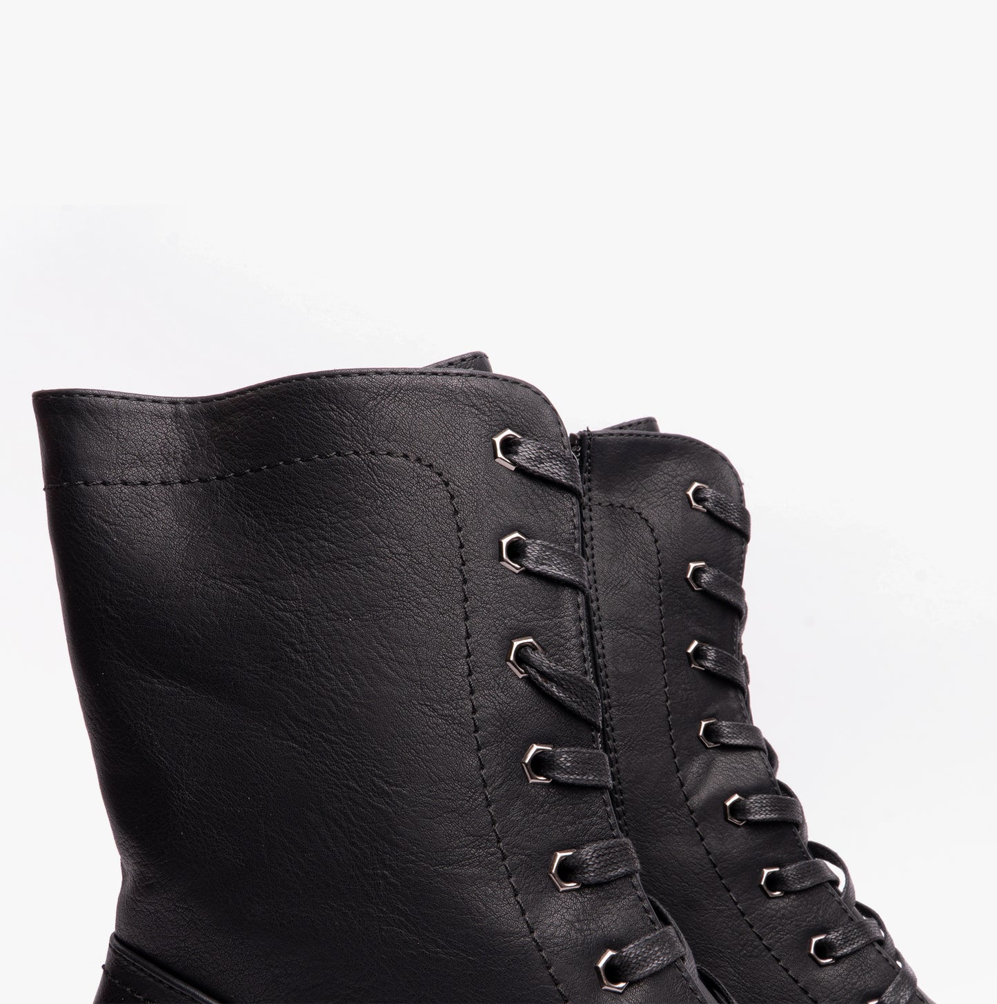 Heavenly Feet MARTINA4 Womens Combat Boots Black