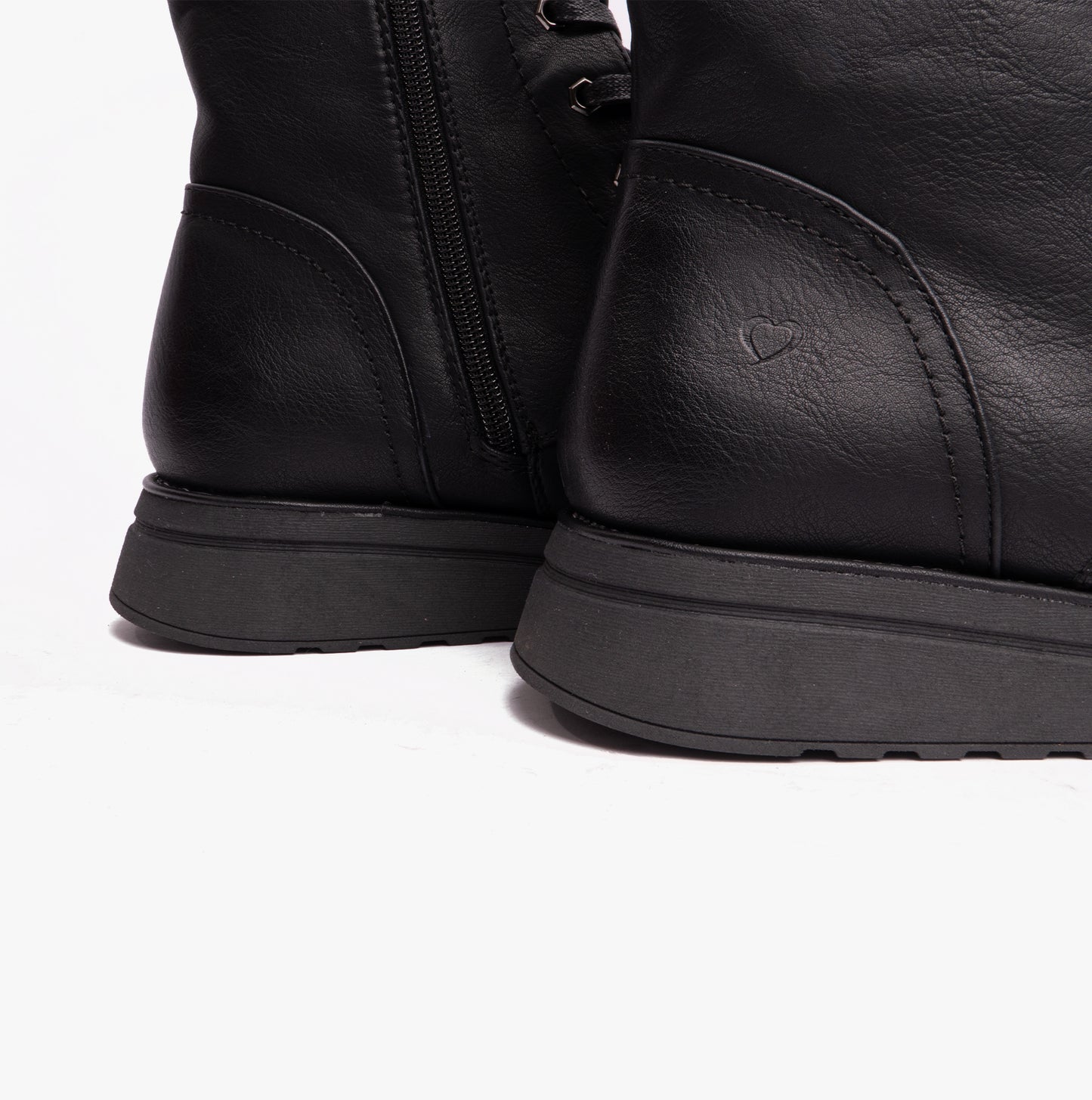 Heavenly Feet MARTINA4 Womens Combat Boots Black