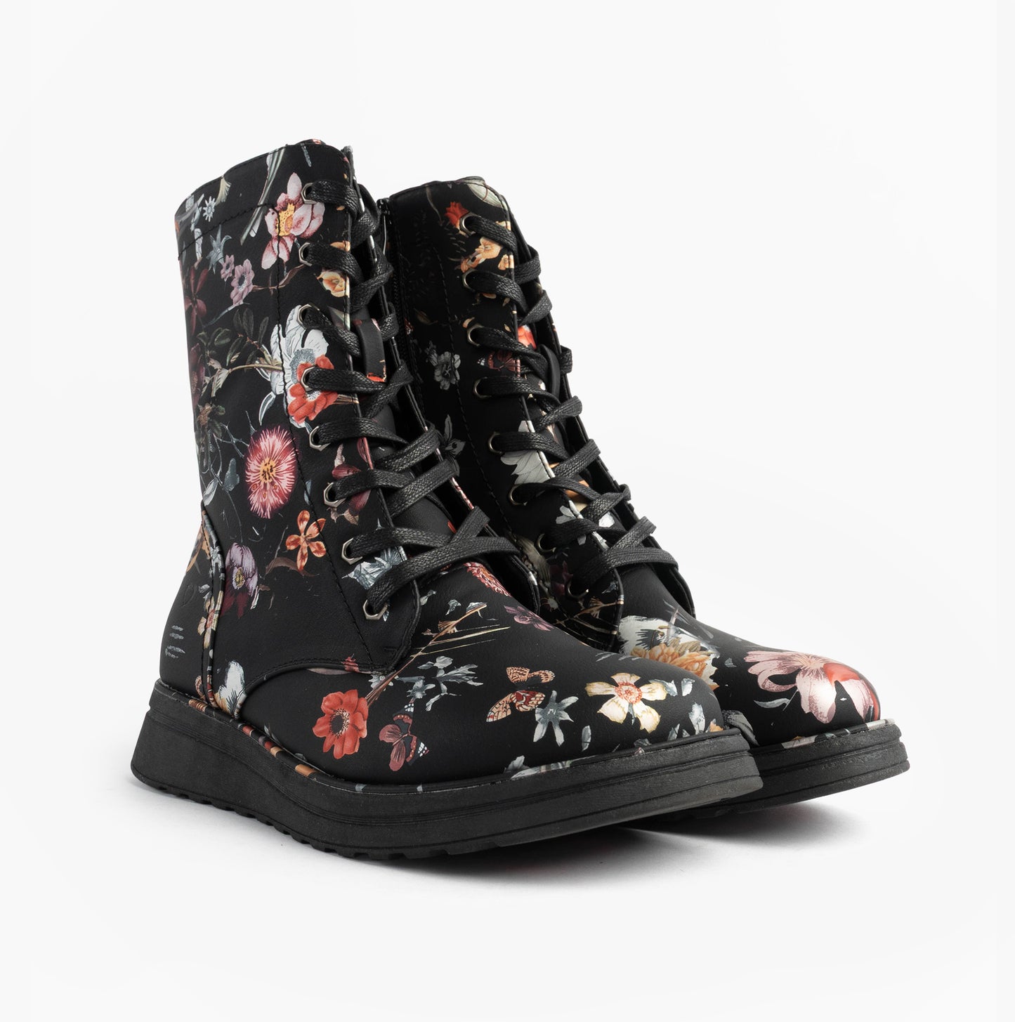 Heavenly Feet MARTINA4 PRINT FANTASY Womens Ankle Boots Black