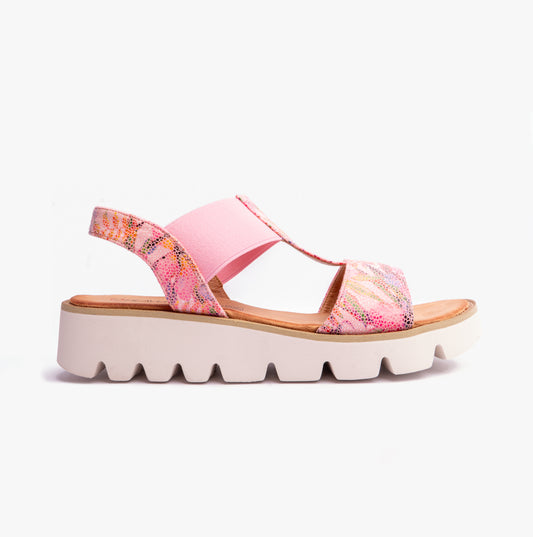 Heavenly Feet RITZ Womens Slingback Floral Pink