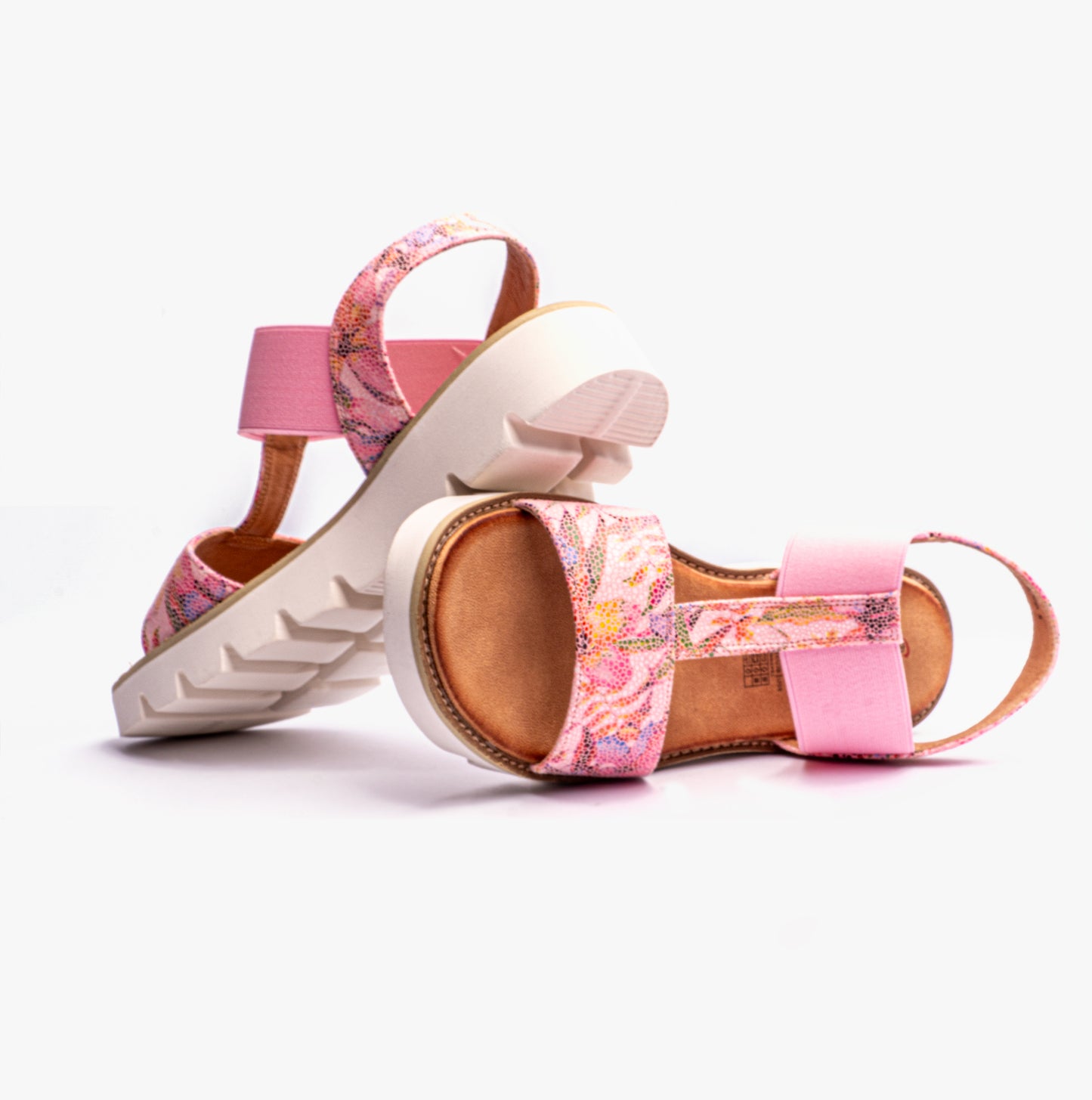 Heavenly Feet RITZ Womens Slingback Floral Pink