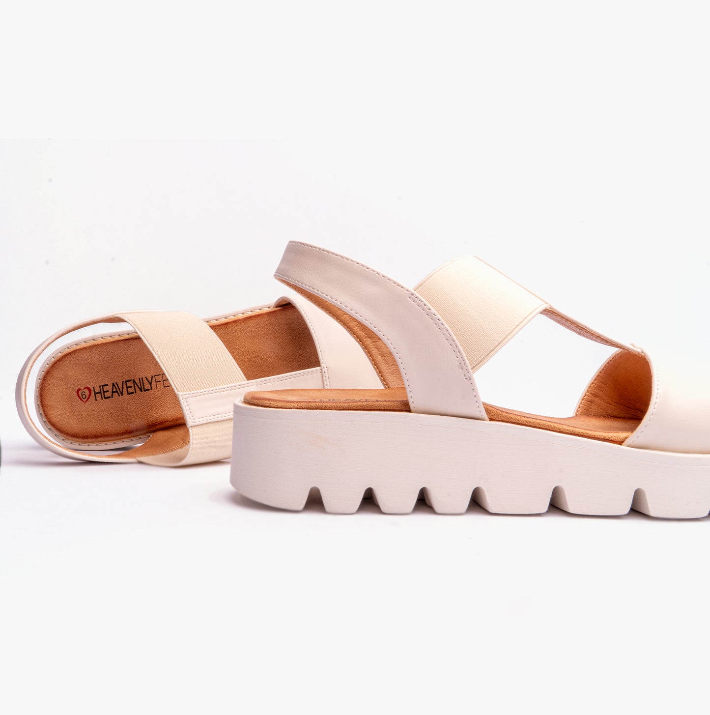 Heavenly Feet RITZ Womens Slingback Stone