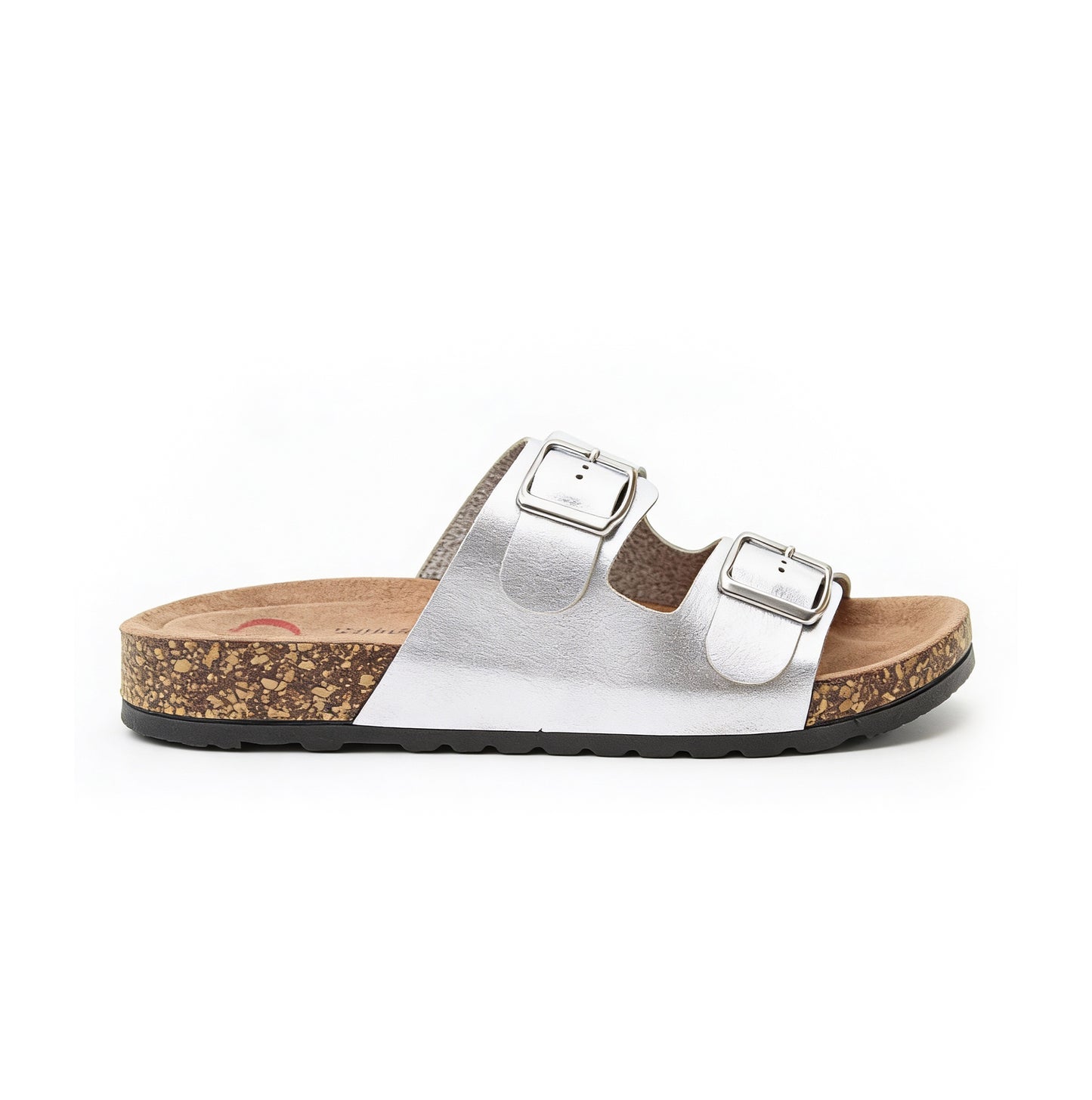 Heavenly Feet HARMONY2 Womens Mules Sandals Silver