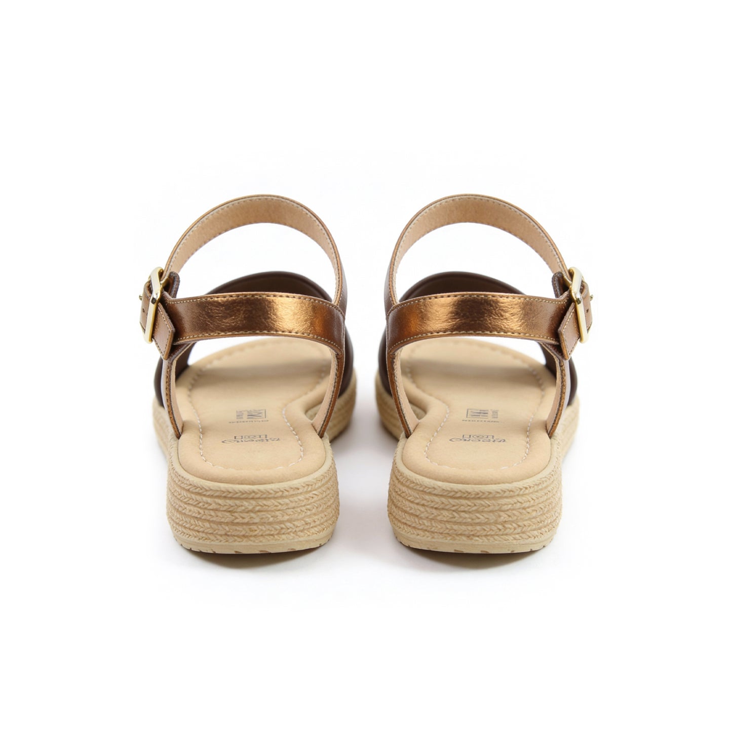 Heavenly Feet SARA Womens Platform  Sandals Chocolate Bronze