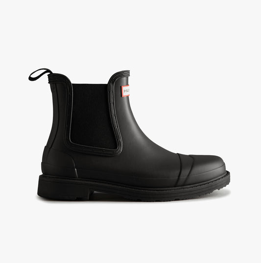 Hunter CHELSEA COMMANDO Womens Wellies Black