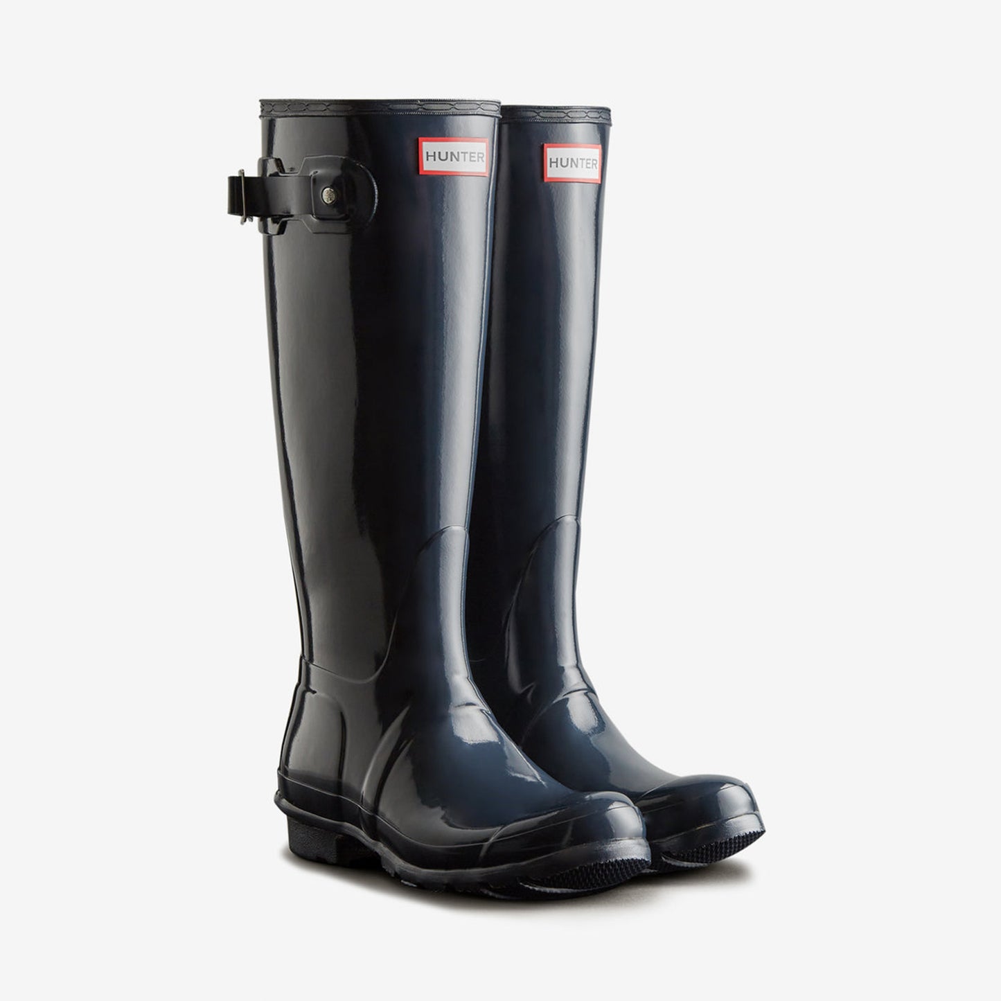 Hunter ORIGINAL TALL WOMENS Womens Wellingtons Navy Gloss