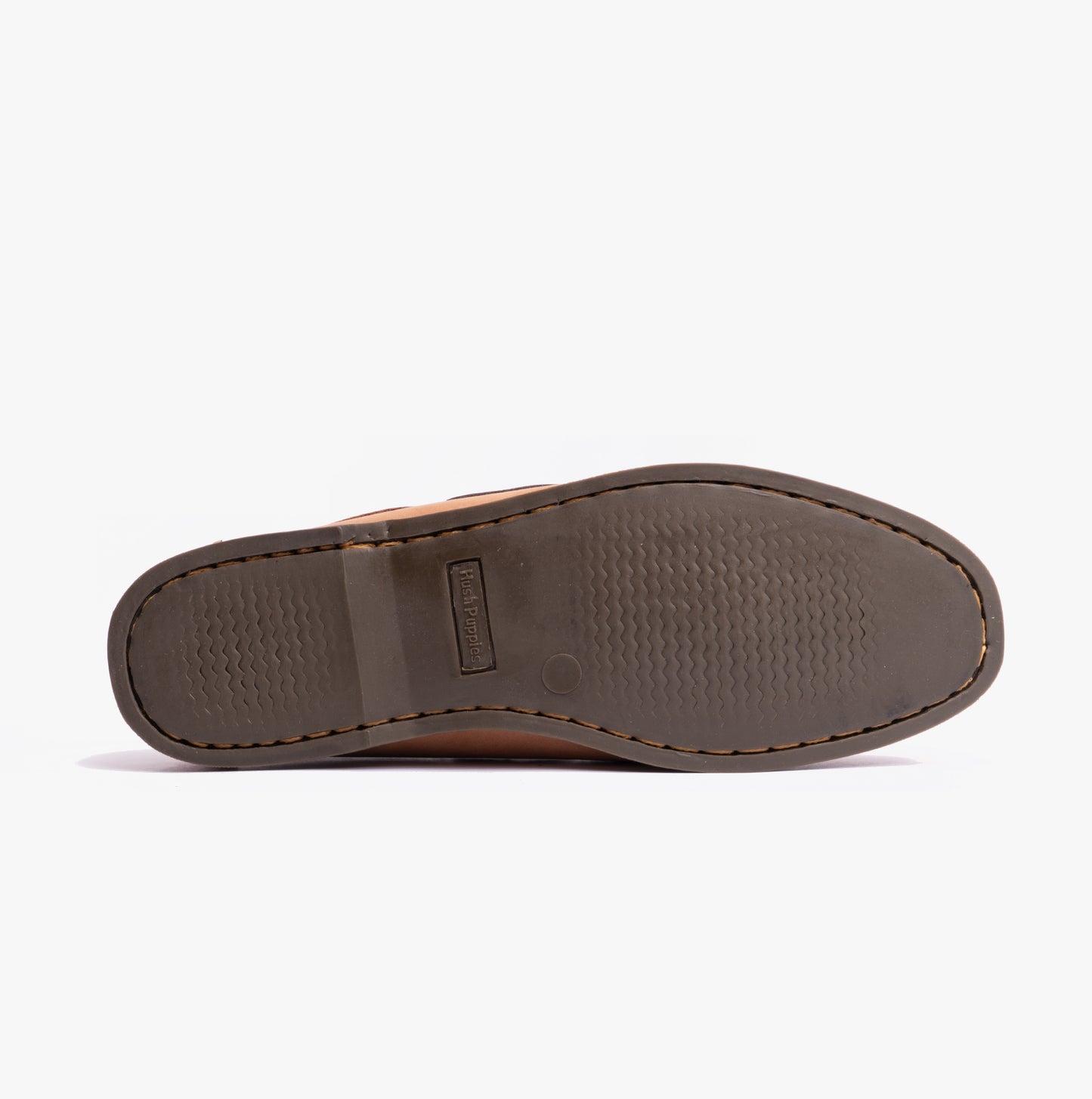 Hush Puppies HENRY Mens Boat Shoes Tan