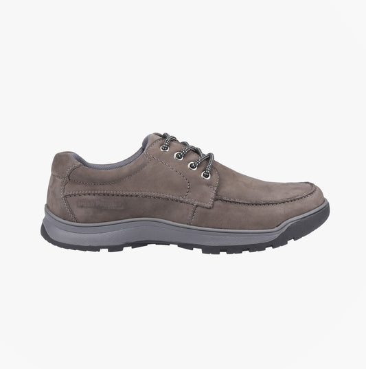 Hush Puppies TUCKER LACE Mens Lace Shoes Grey