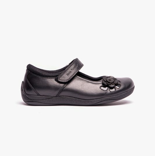 Hush Puppies JESSICA Girls School Shoes Black