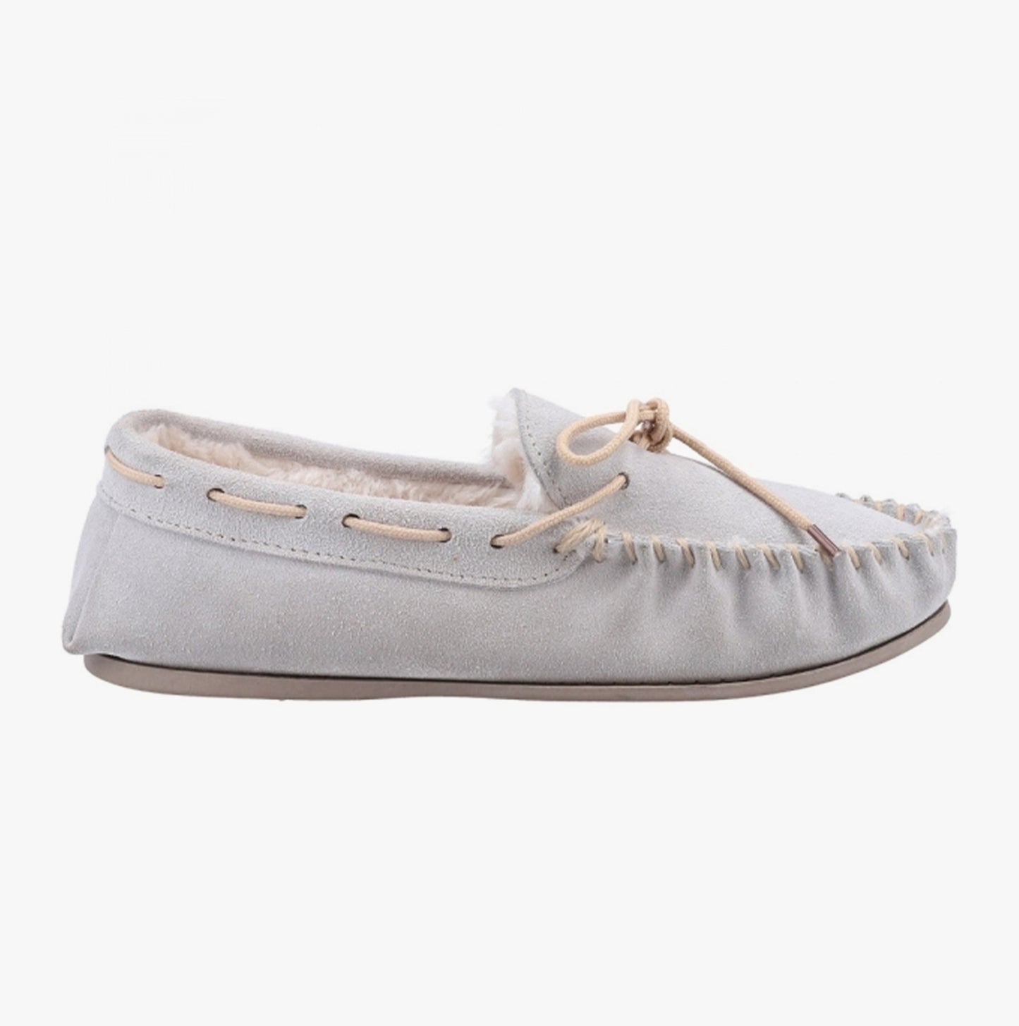 Hush Puppies ALLIE Womens Suede Slippers Grey