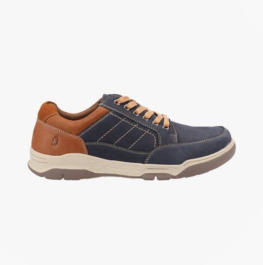Hush Puppies FINLEY Mens Comfort Shoes Navy