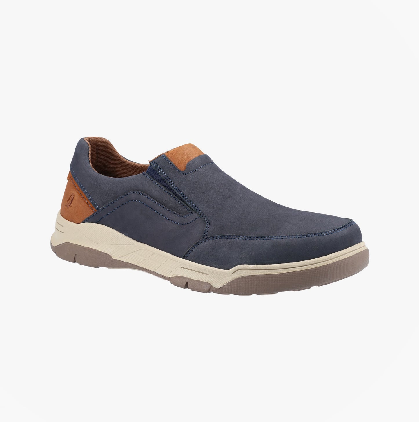 Hush Puppies FLETCHER Mens Slip On Shoes Navy