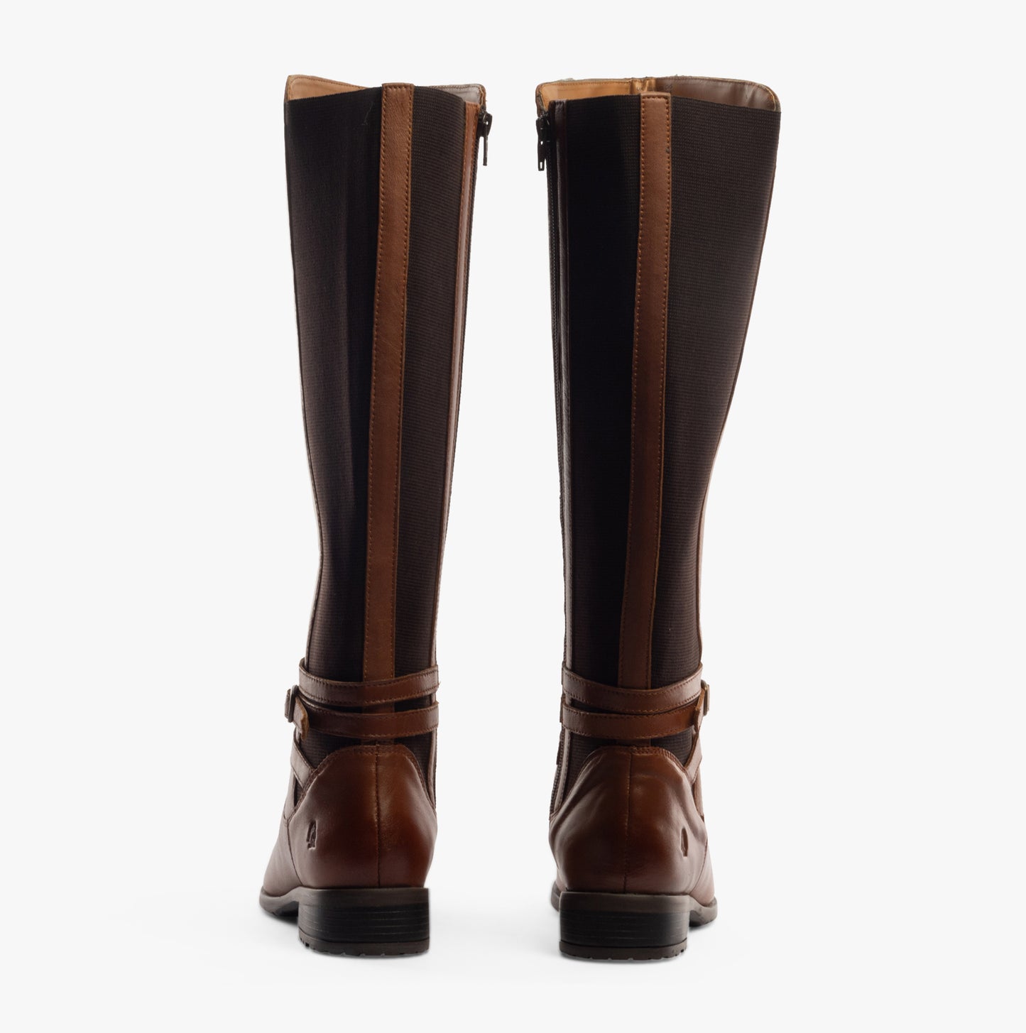Hush Puppies VANESSA Womens Leather Tall Boots Tan