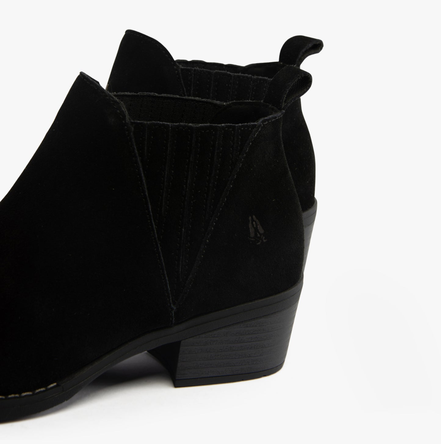 Hush Puppies ISOBEL Womens Leather Ankle Boots Black