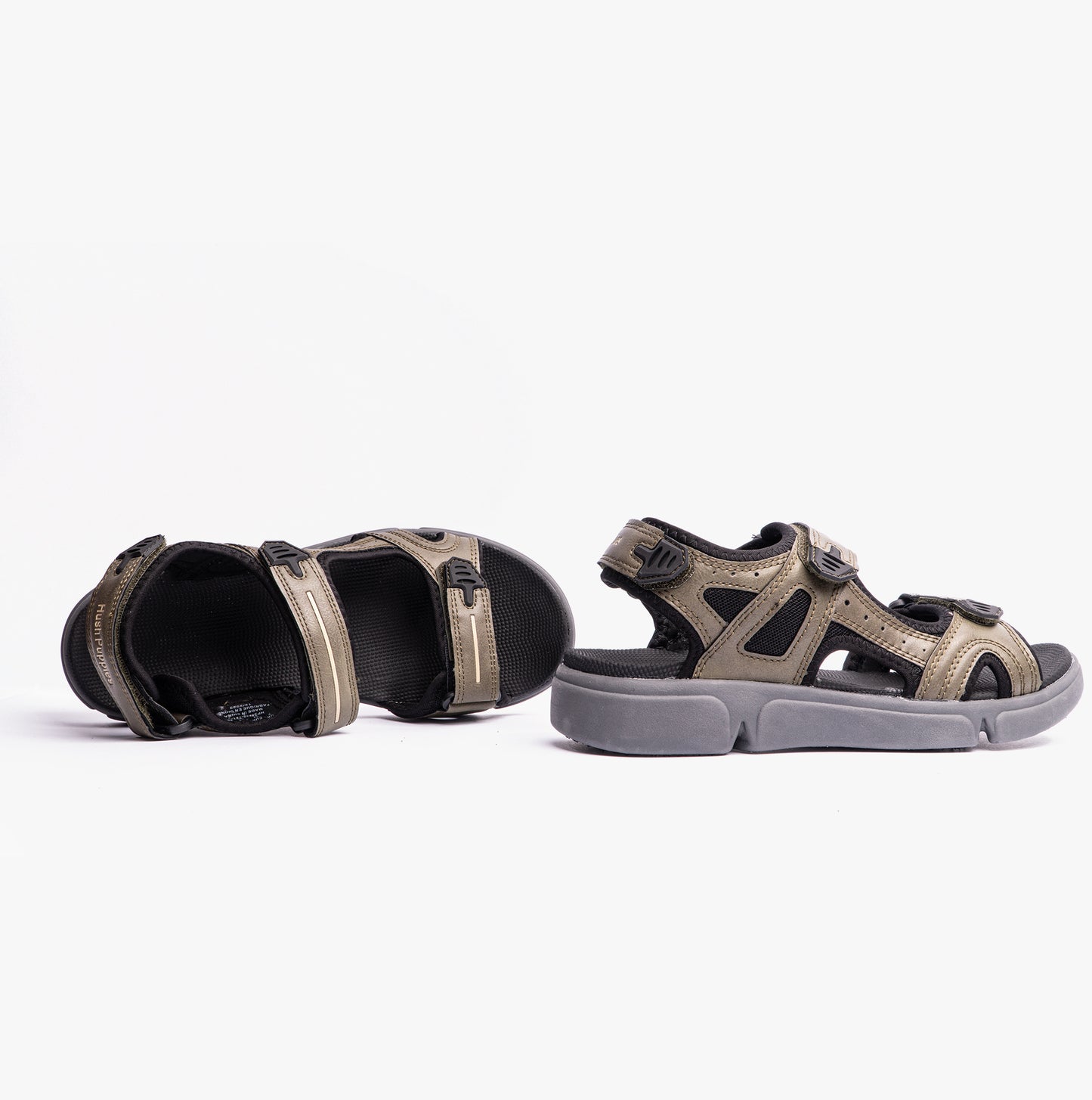 Hush Puppies CASTRO Mens Sandals Khaki