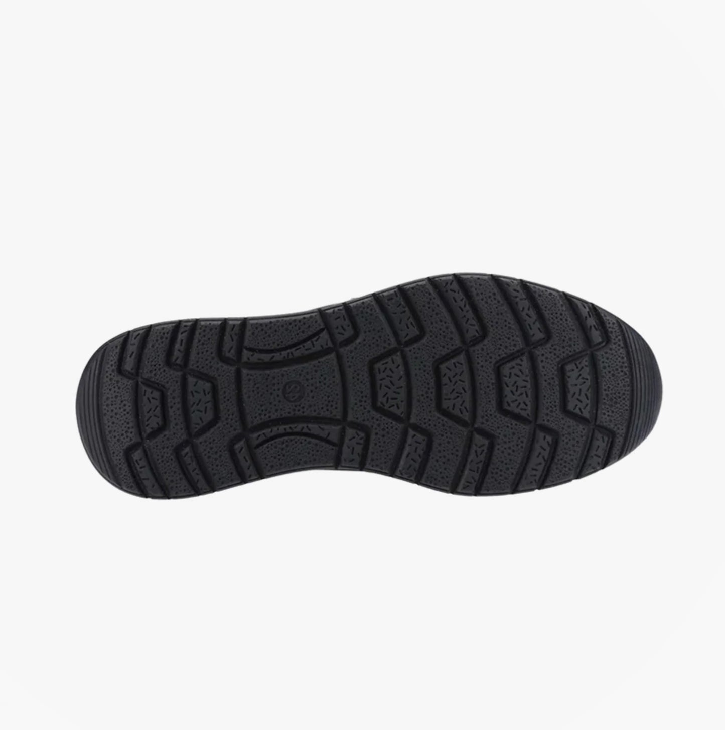 Hush Puppies COLE Mens Trainers Black Nubuck
