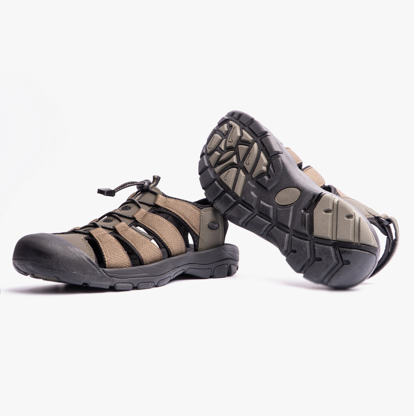 Hush Puppies PERU Mens Sandals Khaki