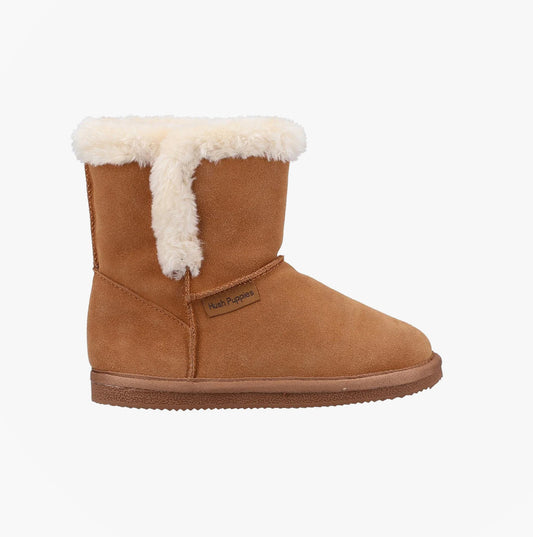 Hush Puppies ASHLYNN SLIPPER Girls Slippers Tan