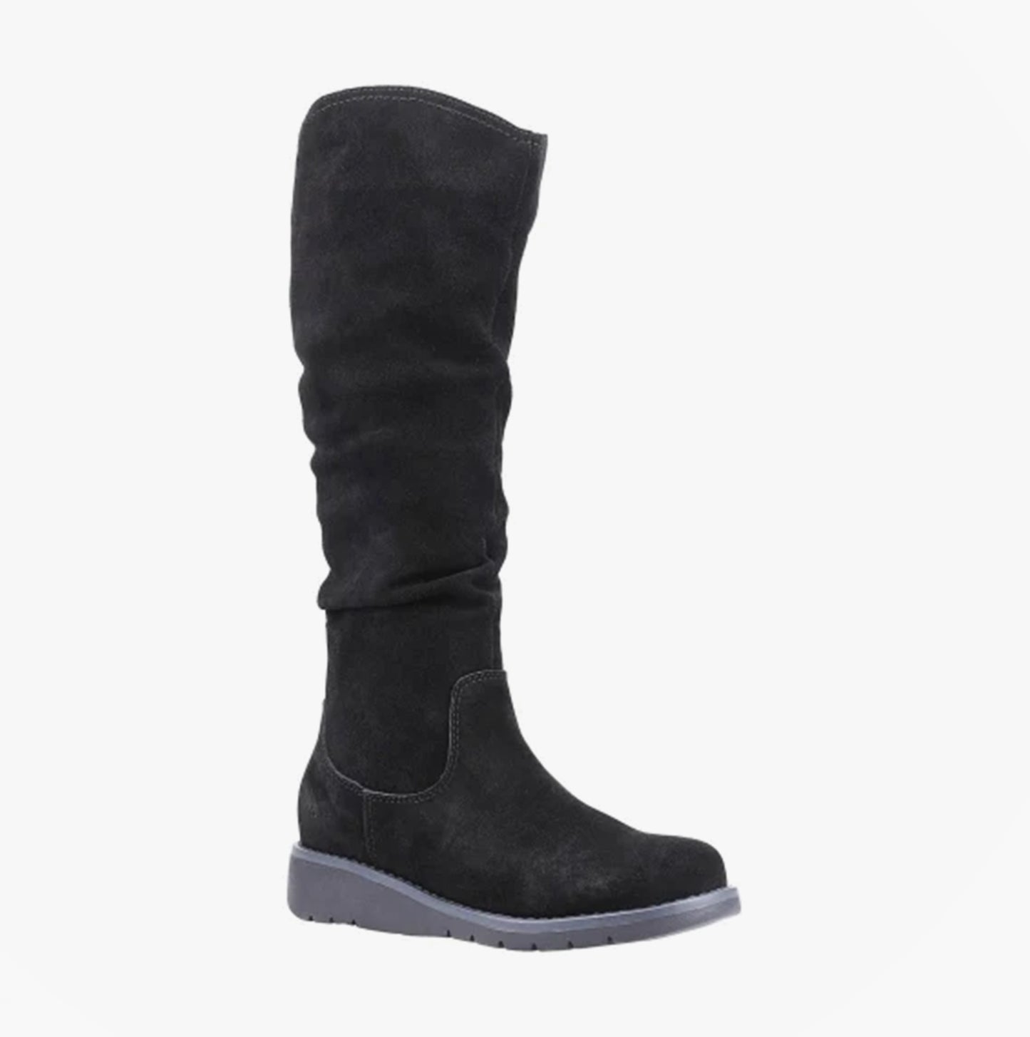 Hush Puppies LUCINDA Womens Suede Boots Black