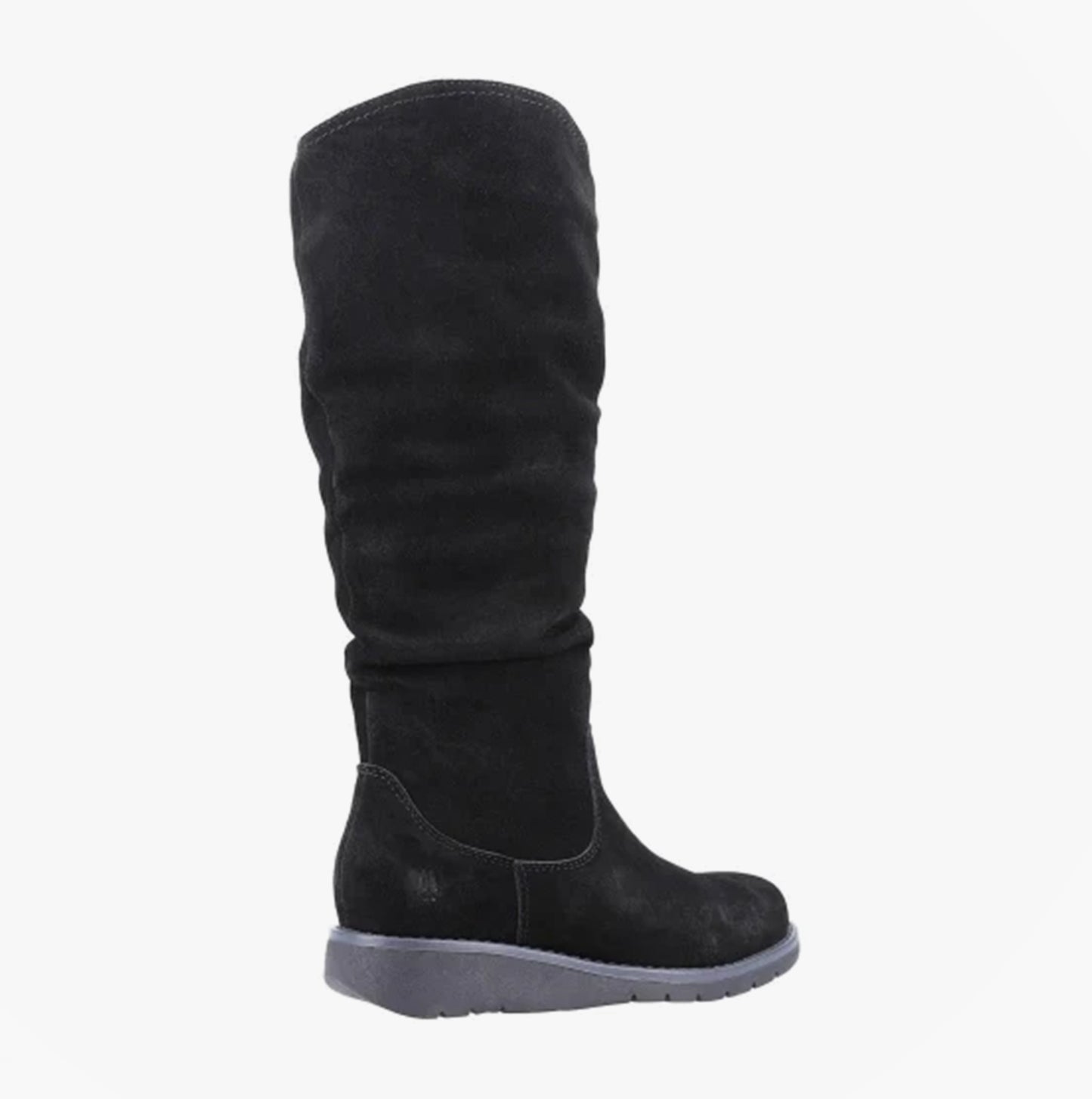 Hush Puppies LUCINDA Womens Suede Boots Black