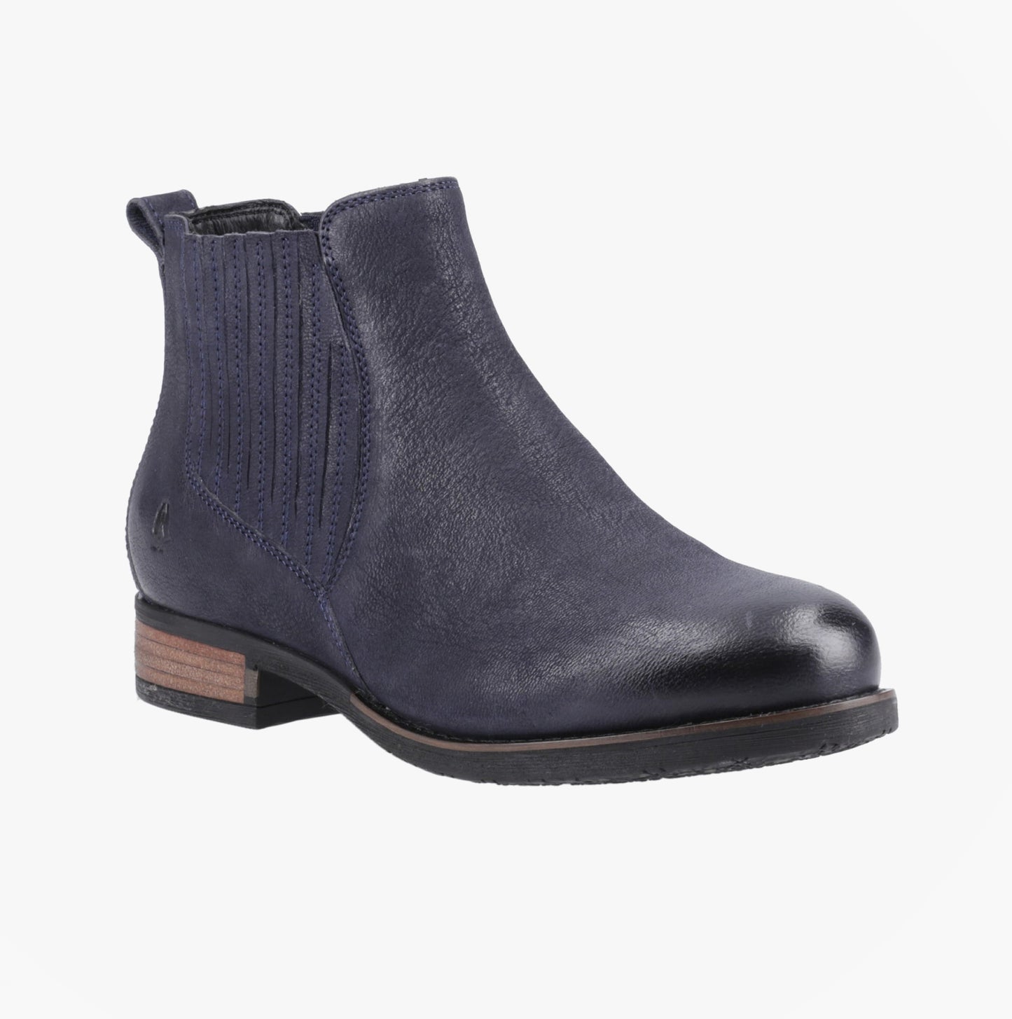Hush Puppies EDITH Womens Ankle Chelsea Boots Navy