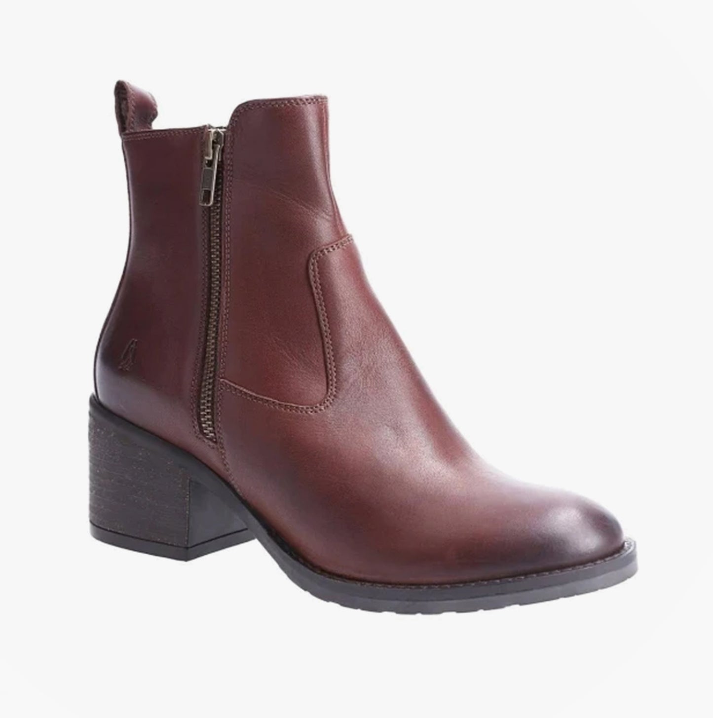 Hush Puppies HELENA Womens Leather Boots Brown