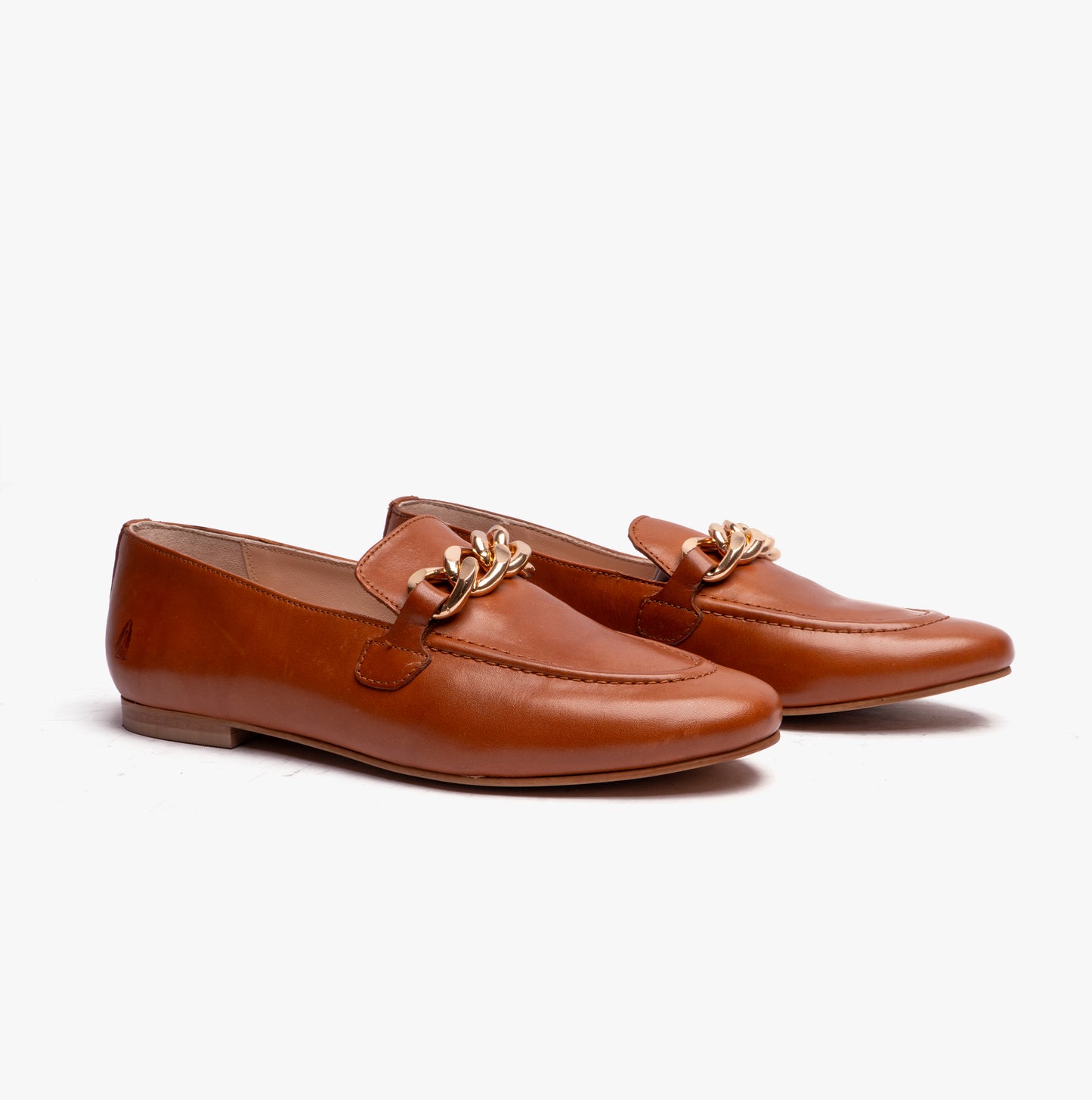 Hush Puppies HARPER Womens Chain Loafers Tan