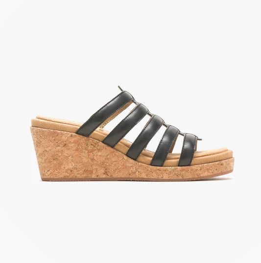 Hush Puppies WILLOW SLIDE Womens Sandals Black