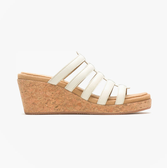 Hush Puppies WILLOW SLIDE Womens Sandals White