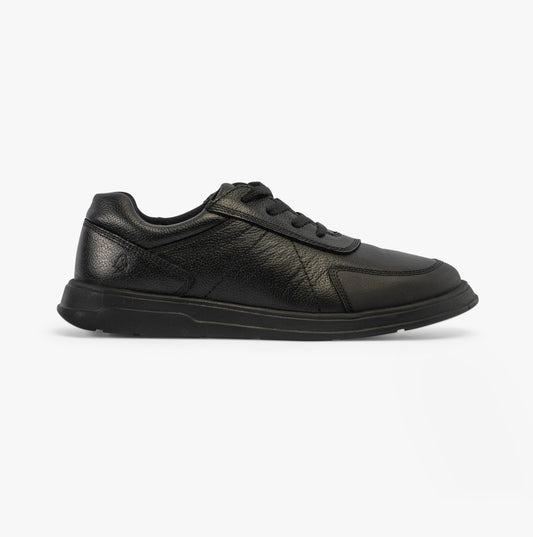 Hush Puppies ROBERT SNR Boys Shoes Black