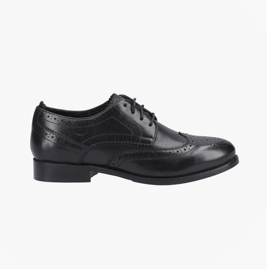 Hush Puppies NATALIA Womens Brogue Shoes Black