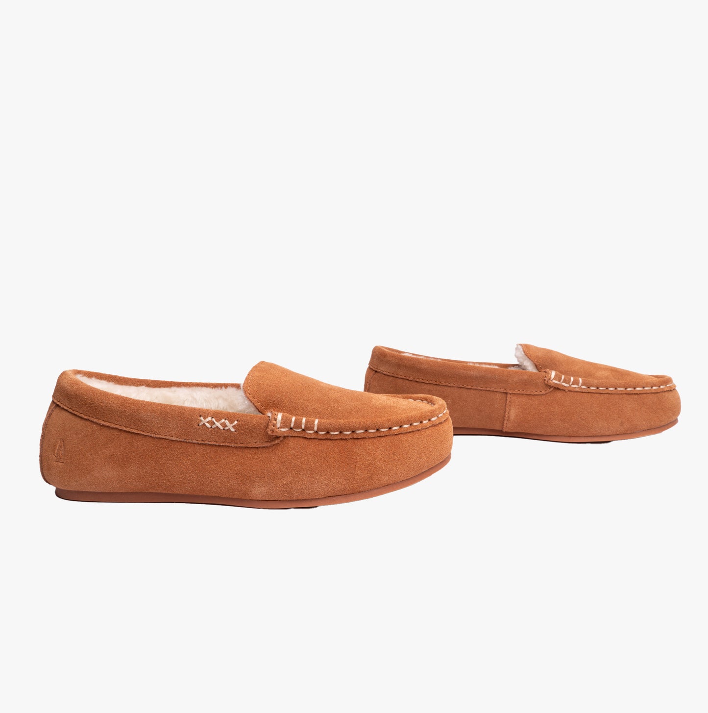 Hush Puppies ANNIE MOCASSIN Classic Womens Slippers Tan