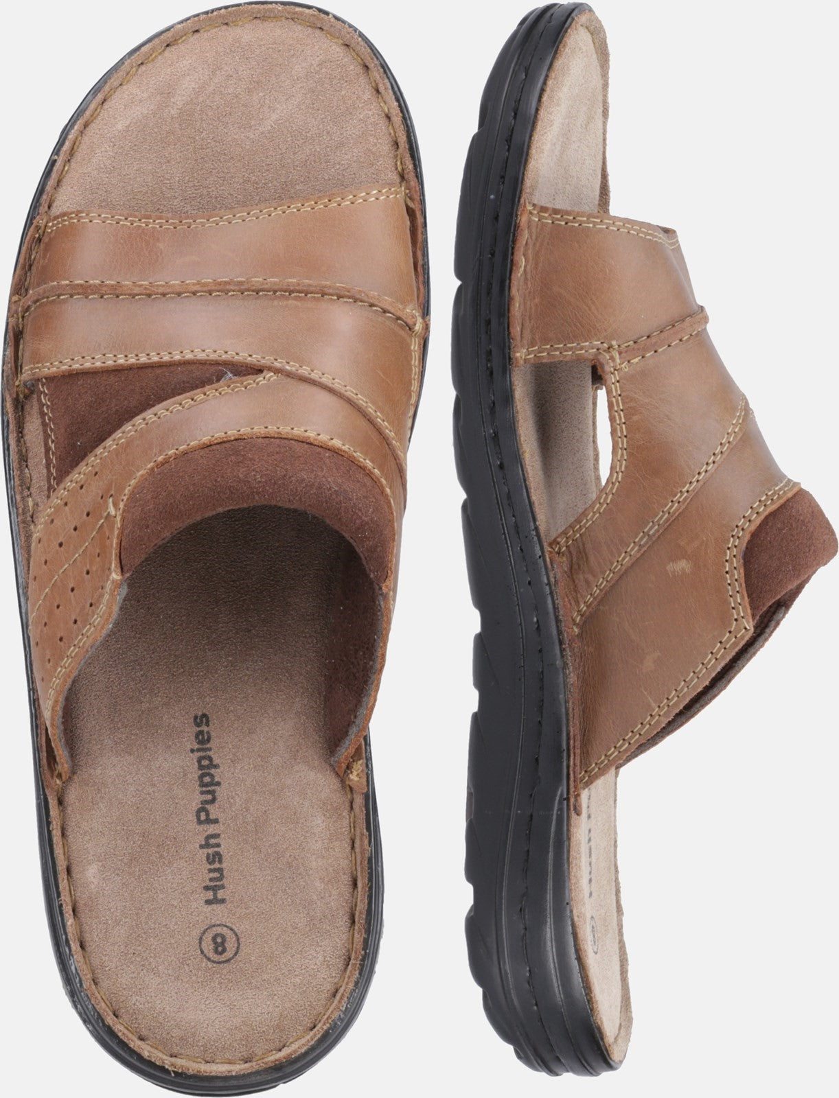 Hush Puppies ARCHER Mens Sandals Tan