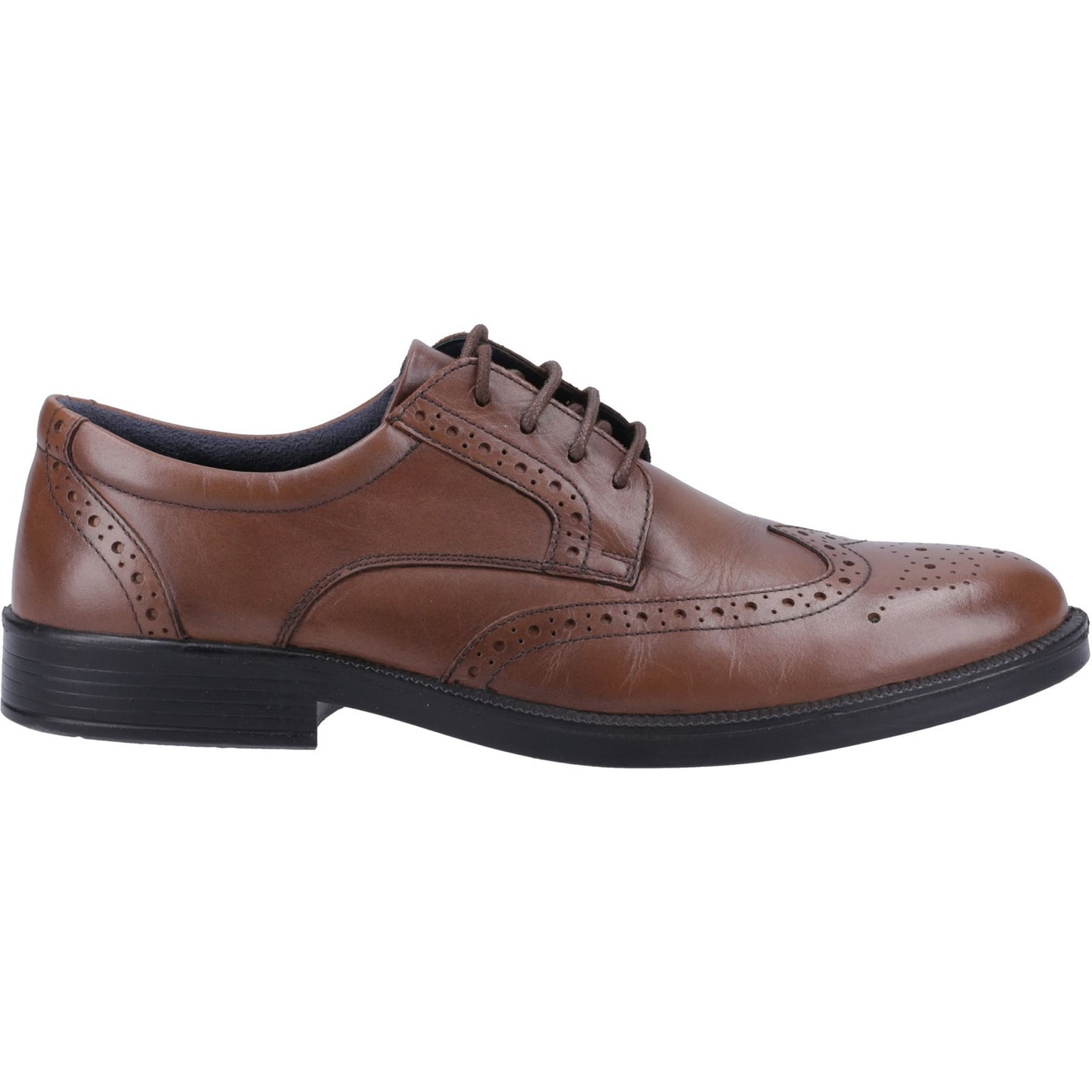 Hush Puppies NOLAN Mens Derby Shoes Tan