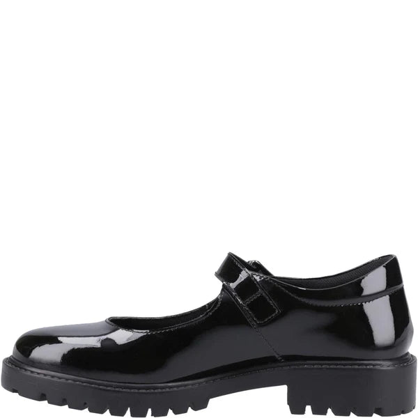 Hush Puppies AURORA PATENT Girls Shoes Black