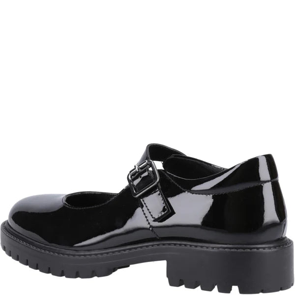 Hush Puppies AURORA PATENT Girls Shoes Black