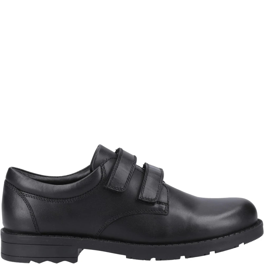 Hush Puppies BARRY Boys School Shoes Black