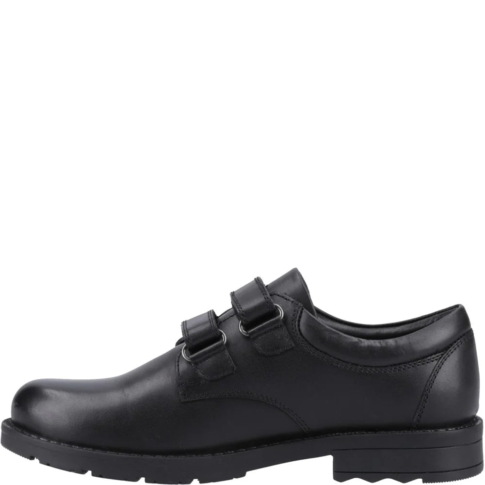 Hush Puppies BARRY Boys School Shoes Black