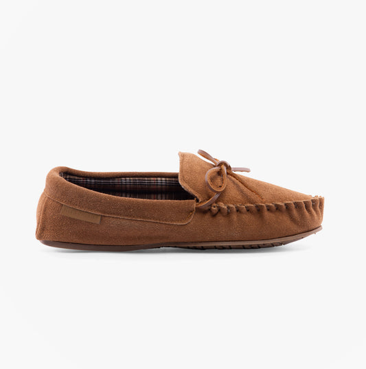 Hush Puppies CLYDE Mens Slippers Tan