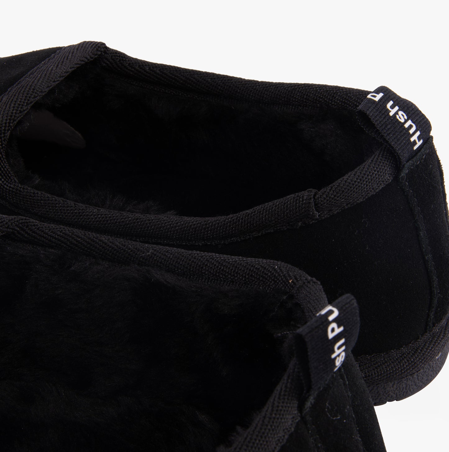 Hush Puppies CHARLES Mens Slippers Black