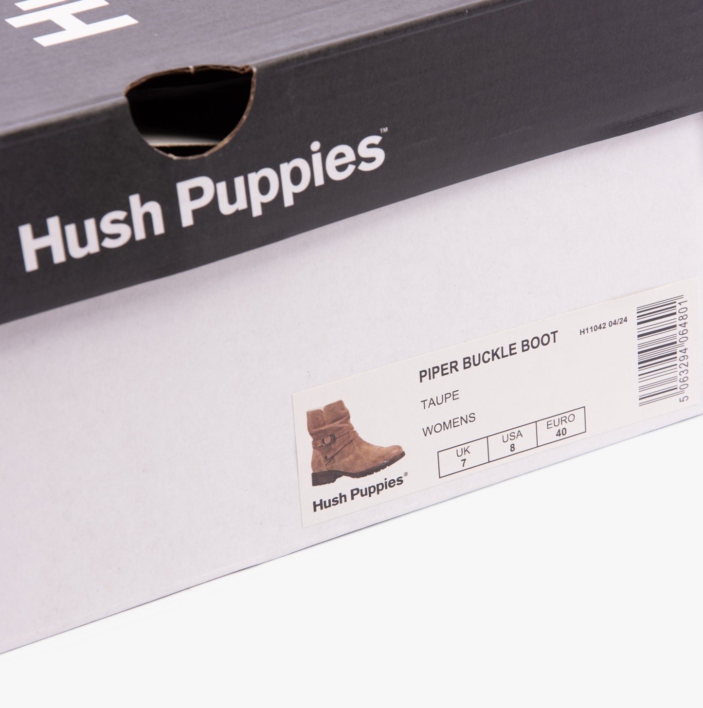 Hush Puppies CONRAD Mens Slippers Grey
